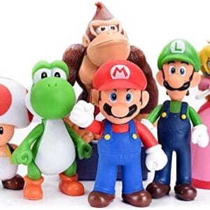 51jvdp8cll. Ac - 6 PCS 5" Mario/Mary bro Toys, Action Figure, Decorations （5 inches）