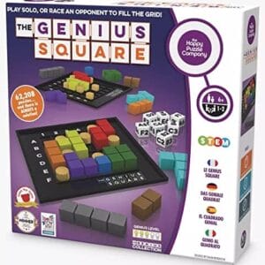 51mc3xzs7l. Ac - The Genius Square – Game of the Year Award Winner! 60000+ Solutions STEM Puzzle Game! Roll the Dice & Race Your Opponent to Fill The Grid by Using Different Shapes! Promotes Problem Solving Training
