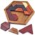 KINGOU Hexagon Tangram Puzzle Wooden Brain Puzzles for Kids & Adult Challenge Wooden Brain Teasers Puzzle Games for Family Party Gift – Brain Games for Kids