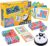 varbertos Wooden Matching Game Puzzle 2.0 Games, Pattern Block Match Puzzles Building Cubes with Bell for Kids and Adults Toys Board Games for Family Night